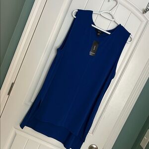 Alfani Royal Blue Sleeveless Blouse